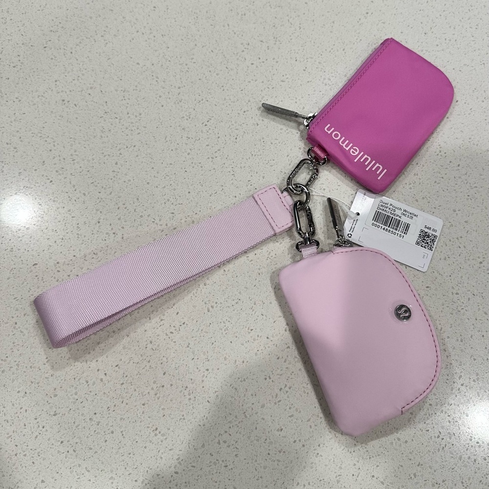 NWT Lululemon Dual Pouch Wristlet